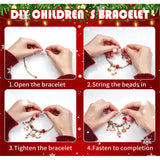 NNEDSZ M-24 Christmas Jewelry Advent Calendar - DIY Charm Bracelet Kit with 24 Days of Surprises