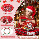 NNEDSZ M-15ST Christmas Jewelry Advent Calendar - DIY Charm Bracelet Kit with 24 Days of Surprises