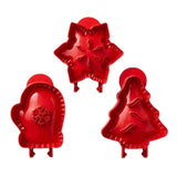 NNEDSZ Christmas Pie Mold Set - 3 Holiday-Shaped Hand Pie Press Tools for Baking (3 Set/9 pcs )