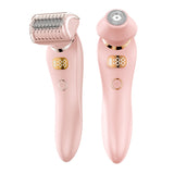 NNEDSZ U34 Pink 2-in-1 Electric Razor for Women - Multifunctional Rechargeable Hair Removal Shaver