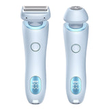 NNEDSZ Blue 2-in-1 Electric Razor for Women - Multifunctional Rechargeable Hair Removal Shaver