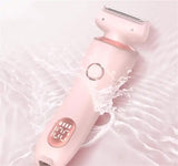 NNEDSZ Blue 2-in-1 Electric Razor for Women - Multifunctional Rechargeable Hair Removal Shaver
