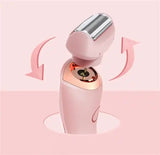 NNEDSZ Pink 2-in-1 Electric Razor for Women - Multifunctional Rechargeable Hair Removal Shaver