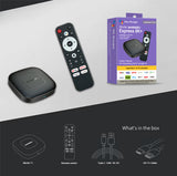 NNEDSZ Android TV Express 8K+ Streaming Box - Ultra HD Android 13.0, 2G+8G with Voice Bluetooth Controller