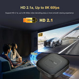 NNEDSZ Android TV Express 8K+ Streaming Box - Ultra HD Android 13.0, 2G+16G with Voice Bluetooth Controller