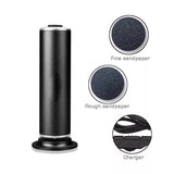 NNEDSZ Black Electric Foot Callus Remover - Portable Pedicure Tool for Smooth Feet