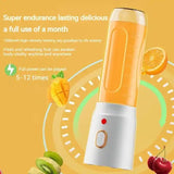 NNEDSZ Portable Rechargeable Blender - 450ml High-Speed Personal Smoothie Maker