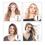 NNEDSZ White 5-in-1 Hot Air Styler - Multifunctional Hair Dryer and Curler with 3-Speed Control, 220V