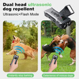 NNEDSZ P9 Ultrasonic Dog Repellent Device - Dual-Mode Flashlight and Ultrasonic Dog Deterrent