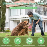 NNEDSZ P9 Ultrasonic Dog Repellent Device - Dual-Mode Flashlight and Ultrasonic Dog Deterrent