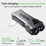 NNEDSZ P9 Ultrasonic Dog Repellent Device - Dual-Mode Flashlight and Ultrasonic Dog Deterrent