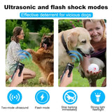 NNEDSZ P10 Black  Ultrasonic Dog Repellent Device - Dual-Mode Flashlight and Ultrasonic Dog Deterrent