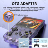 NNEDSZ White Retro Portable Gaming Console with 64GB, 2 Memory Card-3D Games, HD Display, and Dual Joysticks