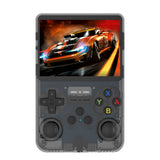 NNEDSZ Black Retro Portable Gaming Console with 64GB, 2 Memory Card-3D Games, HD Display, and Dual Joysticks