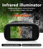 NNEDSZ Green Digital Night Vision Binoculars - 3.0'' IPS Screen, 10X Optical Zoom, 2.5K Video Recording, Infrared for 300m Range