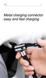NNEDSZ Portable 12V Tire Inflator with LED Light, 120W Air Compressor for Cars, Motorcycles, Bikes, and Inflatables