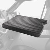 NNEDSZ Custom Center Console Cover for Ford F150/F250/F350 2015-2023 - Black Leather Armrest Protector Pad