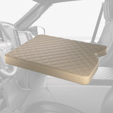 NNEDSZ Custom Center Console Cover for Ford F150/F250/F350 2015-2023 - Beige Leather Armrest Protector Pad