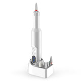 NNEDSZ White Electric Nail Drill Machine M3 - 3-Speed Adjustable, USB-C Rechargeable, Manicure & Pedicure Tool with 6 Ceramic Drill Bits