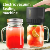 NNEDSZ Portable Vacuum Sealer for Mason Jars,KZ-80S (Automatic stop) - White Electric Food Preservation Machine with  LED Display