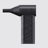 NNEDSZ Black High-Speed Mini Turbo Fan for Camping and Outdoor Use - Handheld 130,000 RPM Brushless Blower & Dust Cleaner