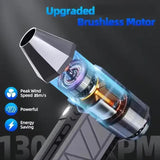 NNEDSZ Black High-Speed Mini Turbo Fan for Camping and Outdoor Use - Handheld 130,000 RPM Brushless Blower & Dust Cleaner