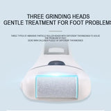 NNEDSZ Black Rechargeable Electric Foot File Callus Remover with LED Display and USB Charging