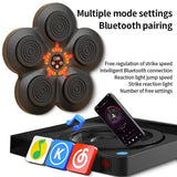 NNEDSZ Smart Interactive Boxing Target Wall Pad with Boxing Gloves for Adult - LED Training Board with Bluetooth Music and Adjustable Speed