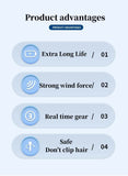NNEDSZ 2PCS Black Leafless Hanging Neck Fan - Rechargeable Portable Hands-Free Cooling Fan with 3 Speeds