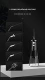 NNEDSZ L10 Pink Portable Handheld Electric Water Flosser - Rechargeable Teeth Cleaner for Home Use