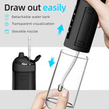 NNEDSZ L13 White Portable Electric Water Flosser - Handheld Teeth Cleaner, USB Rechargeable, Deep Oral Irrigator