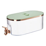 NNEDSZ Light Green Refrigerator Cold Water Dispenser - 5.3L Fruit Tea Jug with Tap for Home Beverages