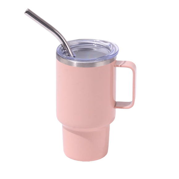 NNEDSZ 3oz Orange Sublimation Mini Car Cup - 304 Stainless Steel Straw Beer Cup, Portable Insulated Whiskey Shot Glass, Perfect for On-the-Go Drinking
