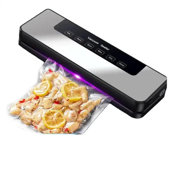 NNEDSZ Home-use Automatic Vacuum Sealer - Food Packaging Machine, Small Vacuum Sealing Machine for Dry and Wet Compression