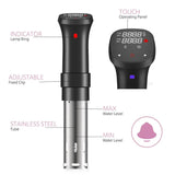 NNEDSZ Sous Vide Precision Cooker - Low Temperature Slow Cooker, 1100W Accurate Temperature Control, Includes Recipe for Perfect Steak