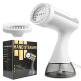 NNEDSZ White Handheld Garment Steamer - Portable Mini Steam Iron for Home Use, Wrinkle Remover & Fabric Freshener, Small Travel-Friendly Iron for Clothes, Steam Spray Clothes Steamer