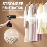 NNEDSZ White Handheld Garment Steamer - Portable Mini Steam Iron for Home Use, Wrinkle Remover & Fabric Freshener, Small Travel-Friendly Iron for Clothes, Steam Spray Clothes Steamer