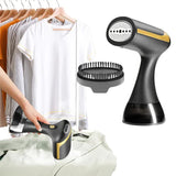 NNEDSZ White Handheld Garment Steamer - Portable Mini Steam Iron for Home Use, Wrinkle Remover & Fabric Freshener, Small Travel-Friendly Iron for Clothes, Steam Spray Clothes Steamer