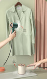 NNEDSZ Pink Handheld Garment Steamer with Spray Function - Portable 2-in-1 Wet and Dry Mini Steam Iron for Clothes, Wrinkle Remover, and Fabric Freshener