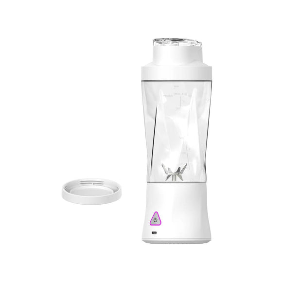 NNEDSZ White Portable High-Capacity Juicer Cup - Powerful Blender with Ice Crushing Capability for Smoothies & Juices