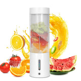NNEDSZ White Portable Juicer - Magnetic Charging Fresh Juice Blender, Multifunctional Ice Crushing Fruit Mixer