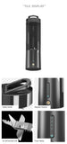 NNEDSZ White Portable Juicer - Magnetic Charging Fresh Juice Blender, Multifunctional Ice Crushing Fruit Mixer
