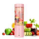 NNEDSZ Pink Portable Juicer - Magnetic Charging Fresh Juice Blender, Multifunctional Ice Crushing Fruit Mixer