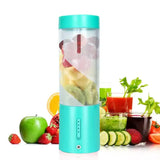 NNEDSZ Blue Portable Juicer - Magnetic Charging Fresh Juice Blender, Multifunctional Ice Crushing Fruit Mixer