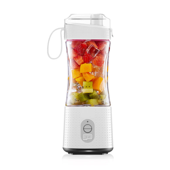 NNEDSZ White Portable Mini Juicer - Rechargeable Electric Fruit Juicer Cup, Compact & Convenient