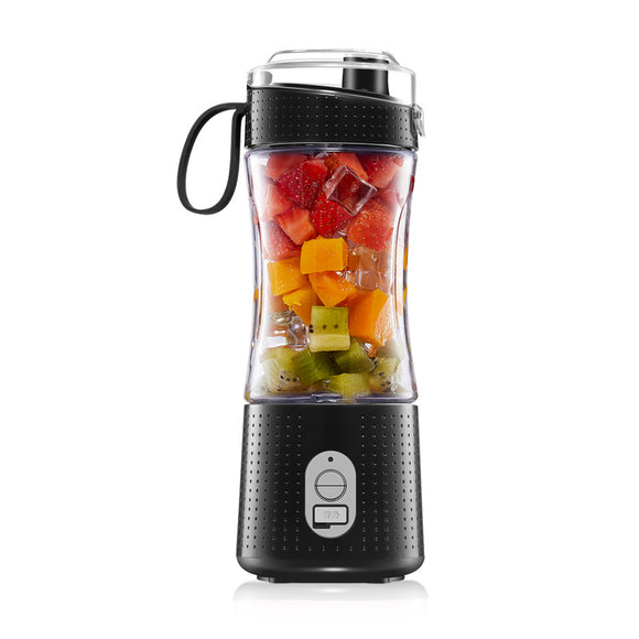 NNEDSZ Black Portable Mini Juicer - Rechargeable Electric Fruit Juicer Cup, Compact & Convenient