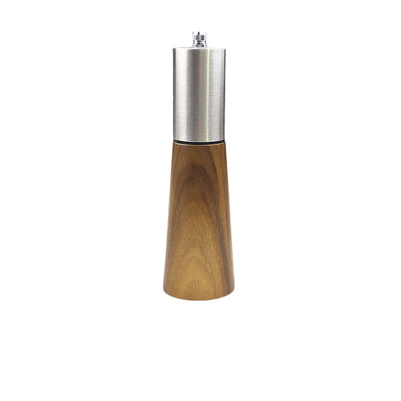 NNEDSZ Natural Color Acacia Wood Pepper Grinder, Manual Multi-Purpose Spice Mill, Kitchen Seasoning Tool