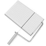 NNEDSZ Stainless Steel Cheese Slicer with Scale, Multi-Functional Tool for Cheese, Sausage, and Ham Slicing