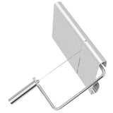 NNEDSZ Stainless Steel Cheese Slicer with Scale, Multi-Functional Tool for Cheese, Sausage, and Ham Slicing