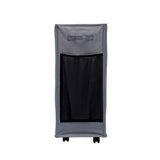 NNEDSZ Dark Grey Foldable Yoga Storage Basket, Oxford Fabric Laundry Hamper, Multi-Purpose Organizer for Toys and Bathroom Essentials